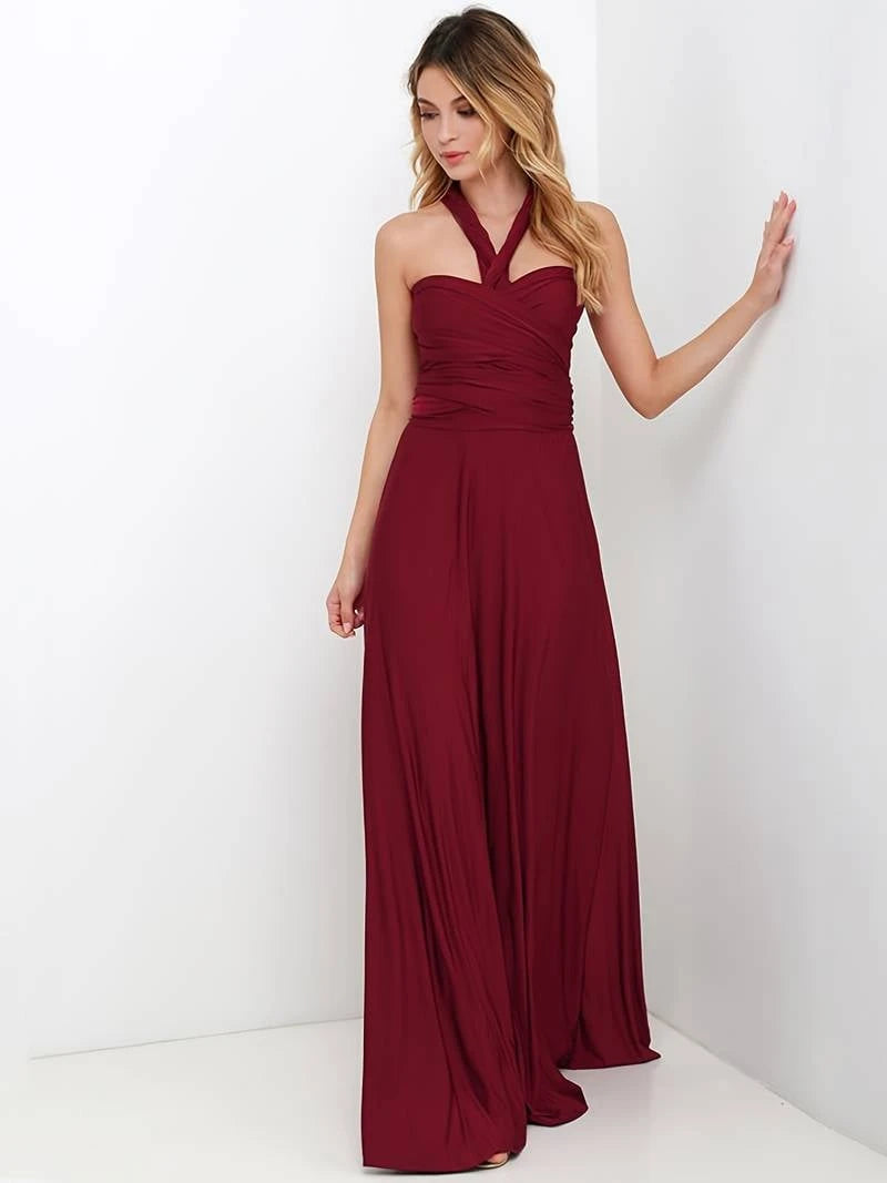 Elegant Convertible Maxi Dress