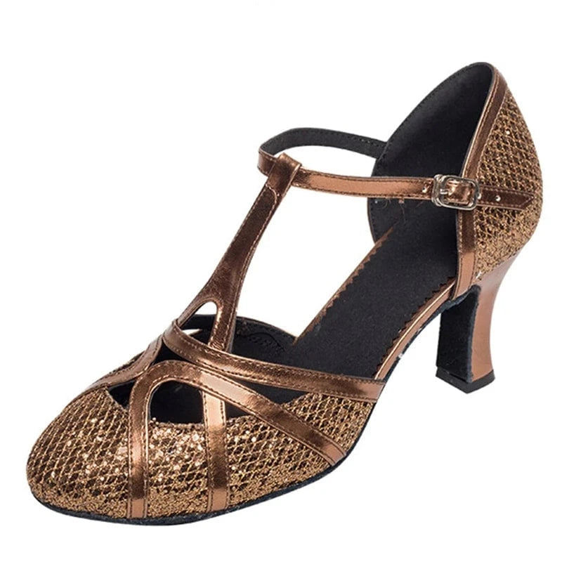 Salsa Dance Shoes Women Latin Dance Shoes 7cm