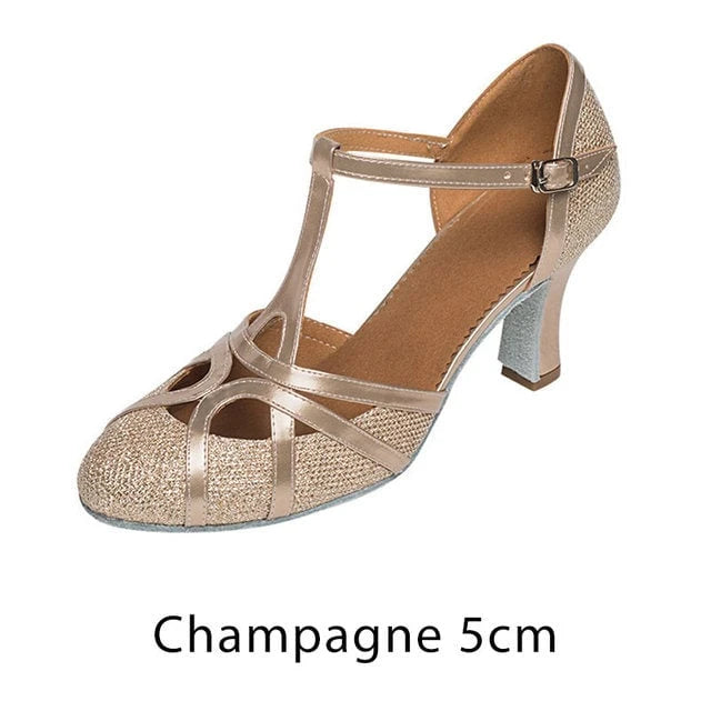 Salsa Dance Shoes Women Latin Dance Shoes 7cm
