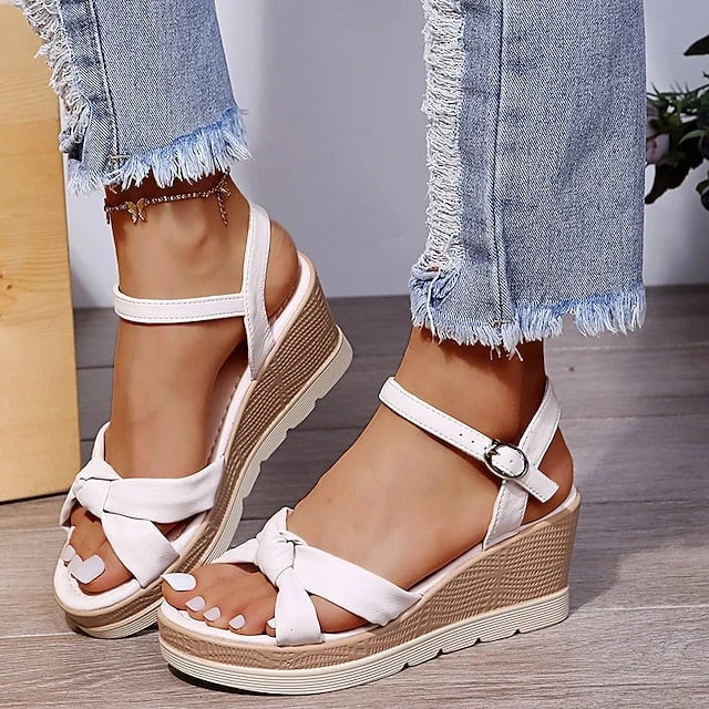 Elegant Sandals With Knotted Straps for Women