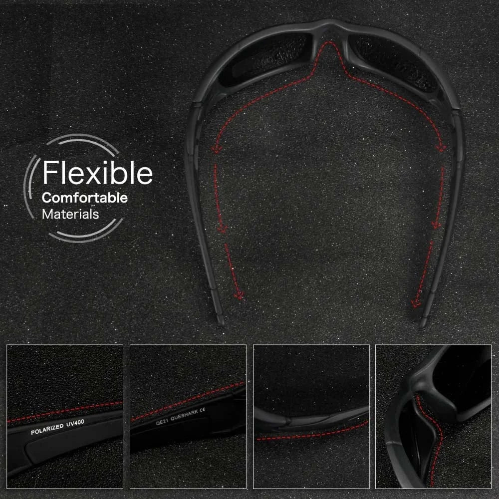 Adventure Pro Polarized Motorcycle Sunglasses for Clear Vision