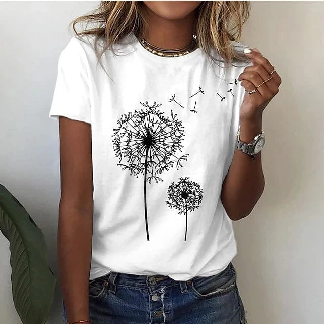 Elegant Dandelion Shirt