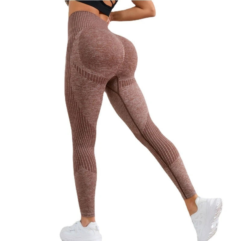 Women's Sculpting High-Performance Leggings with textured design