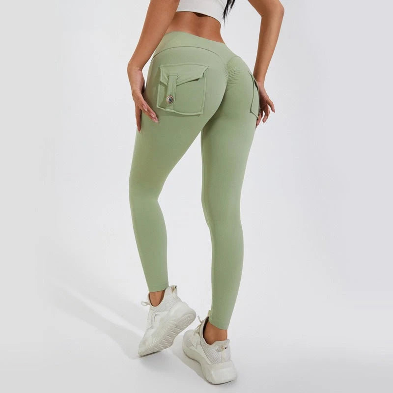 Women's Sporty Leggings with Practical Pockets