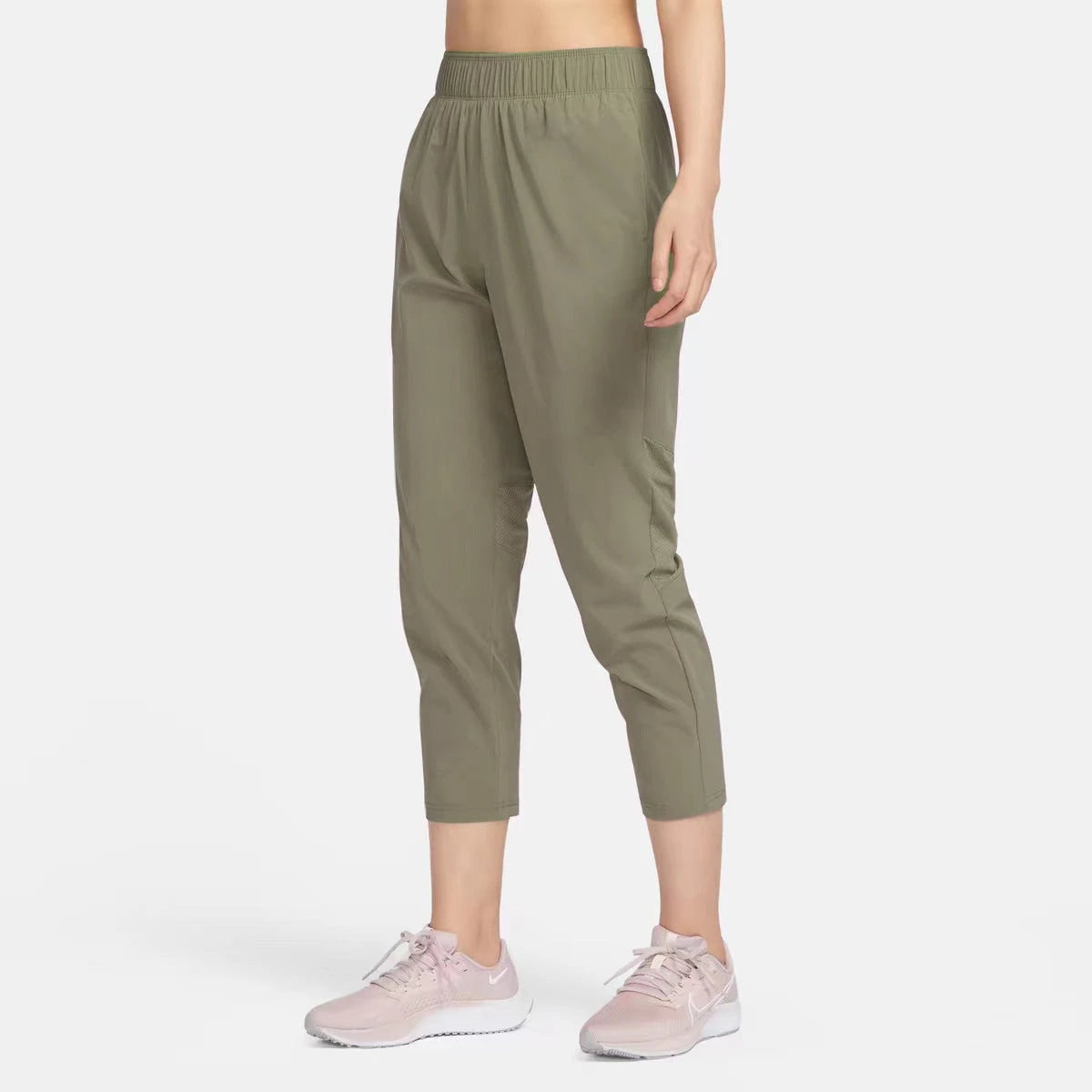 Ladies multifunctional sports pants with elastic waistband