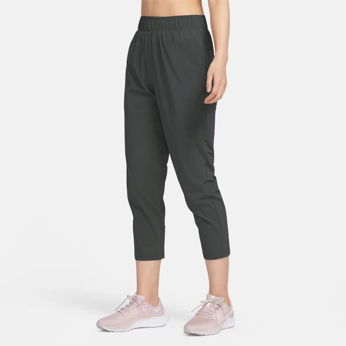 Ladies multifunctional sports pants with elastic waistband