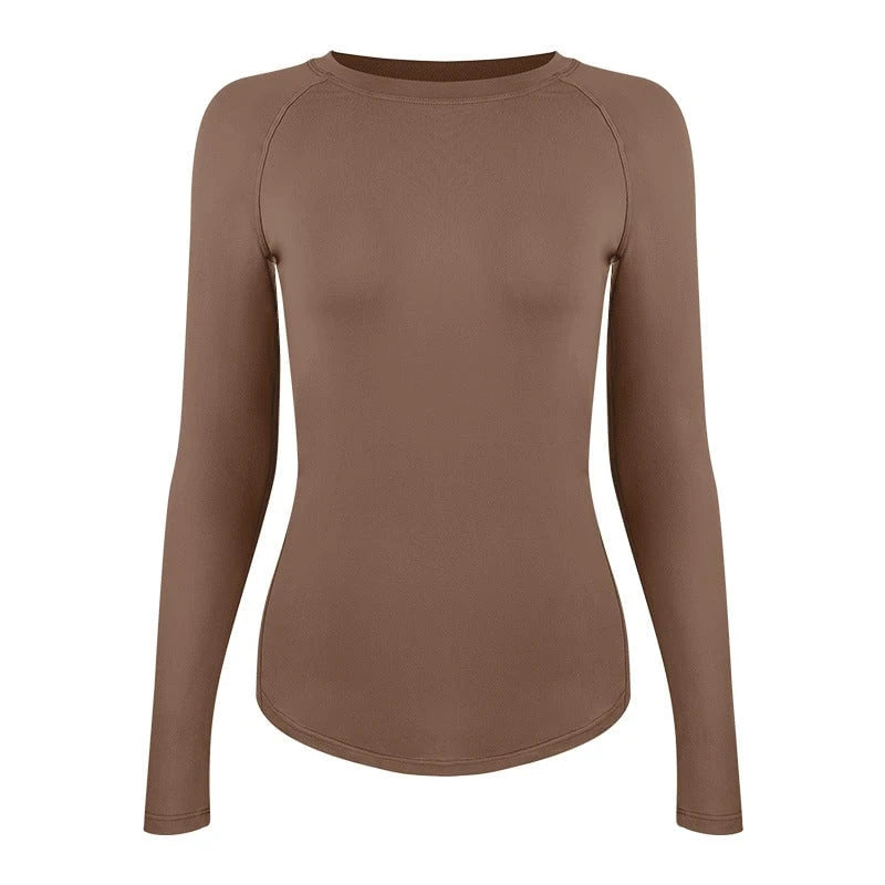 Women's functional shirt with elastic moisture transport