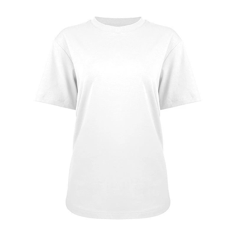 Women's modern loose T-shirt made of breathable material