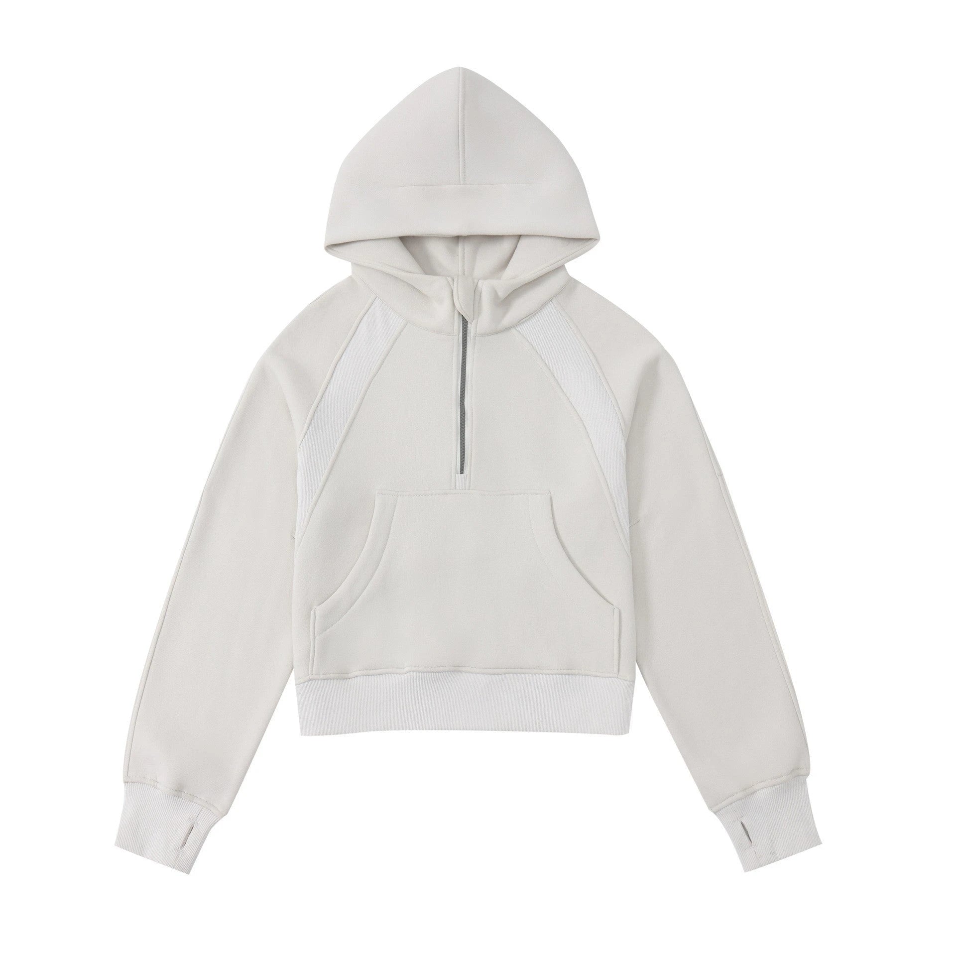 Women's Cropped Zip-up Hoodie
