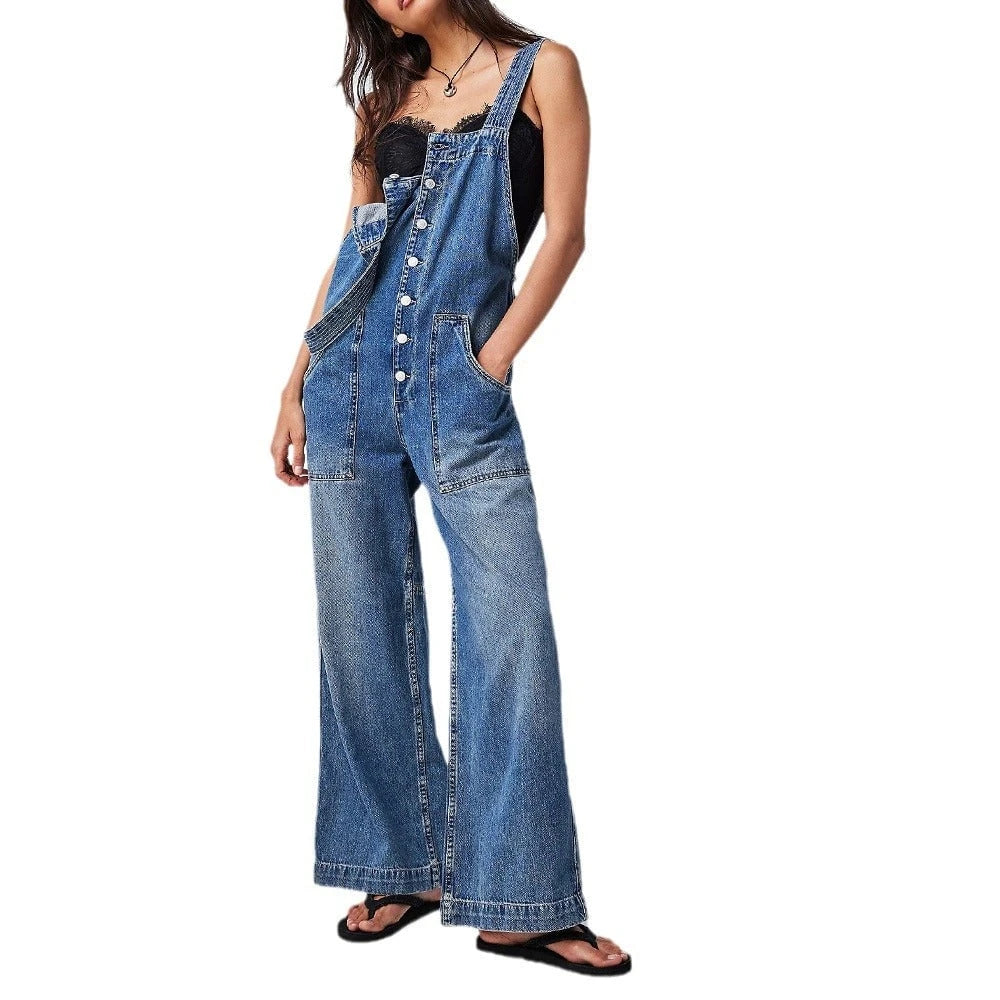 Women's Denim Overalls