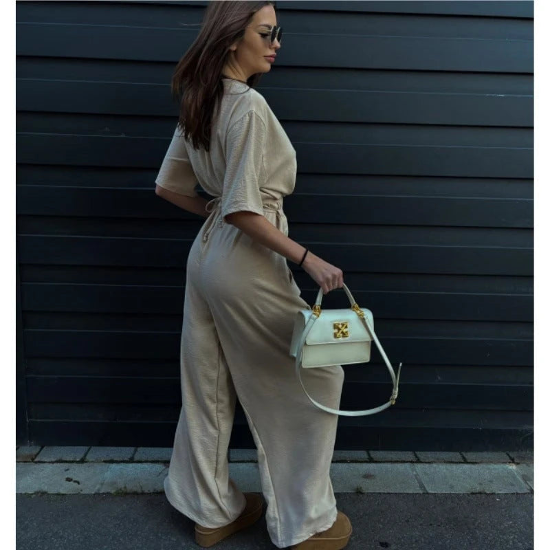 Women's elegant jumpsuit with loose fit