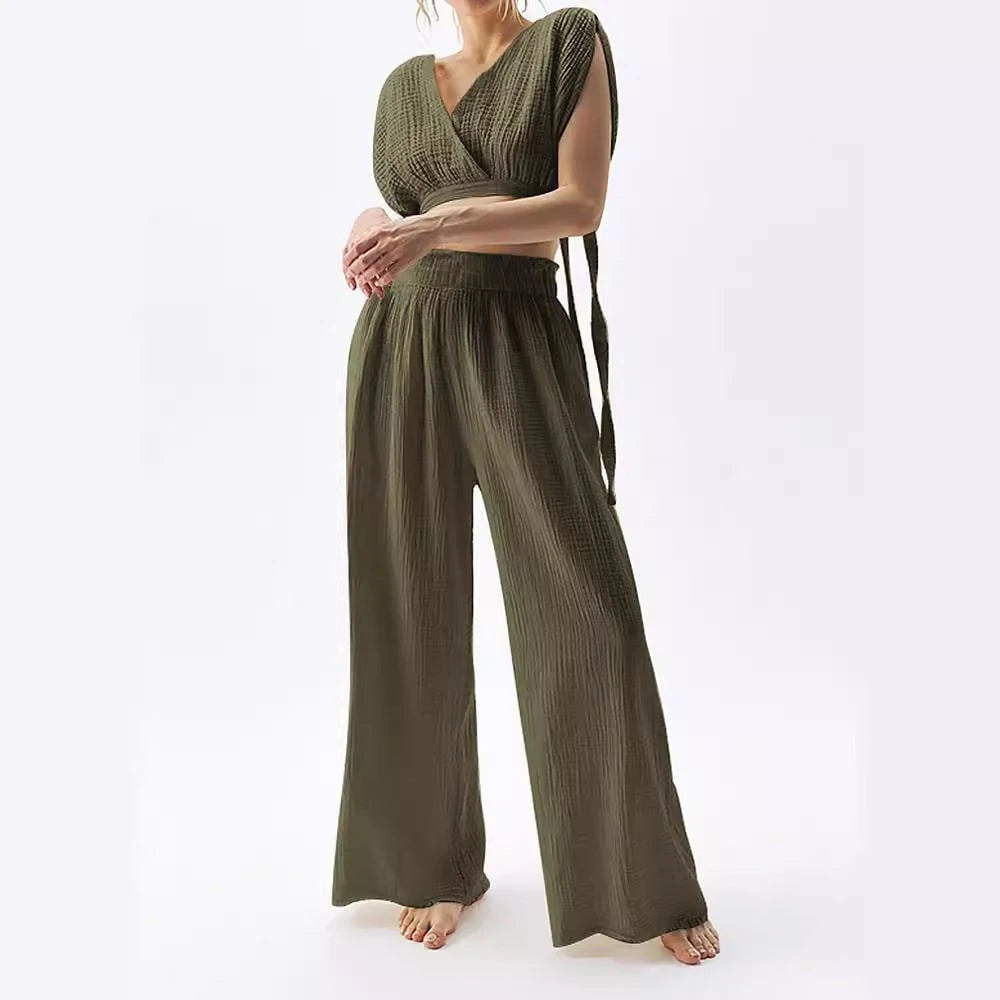 Women's Casual Two-Piece Jumpsuit