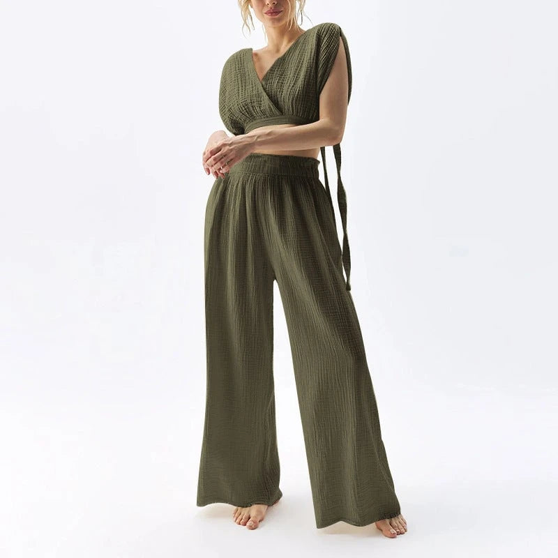 Women's Casual Two-Piece Jumpsuit