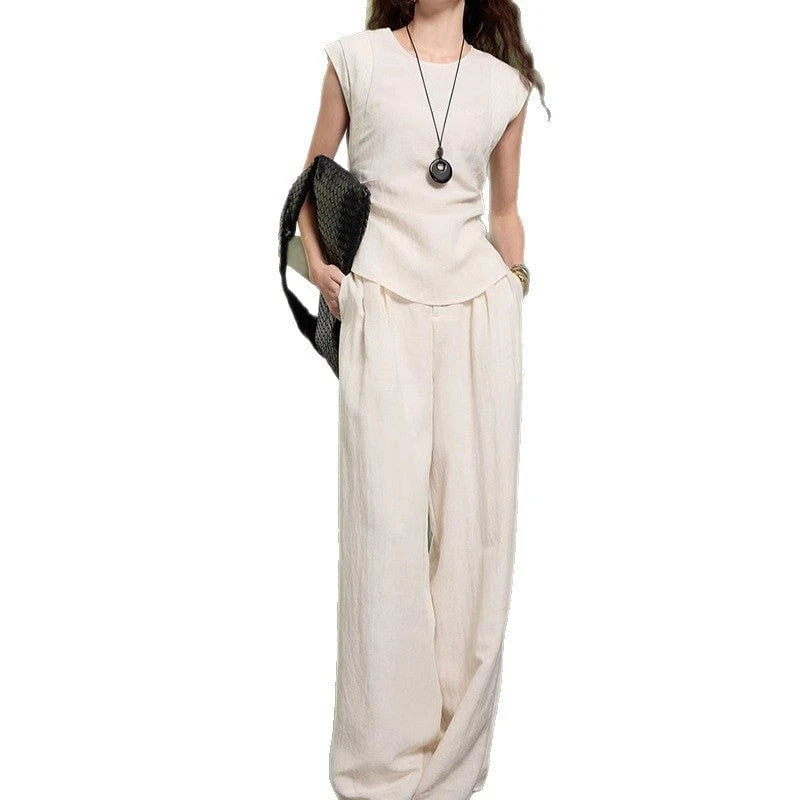 Women's Tailored Wide-Leg Jumpsuit