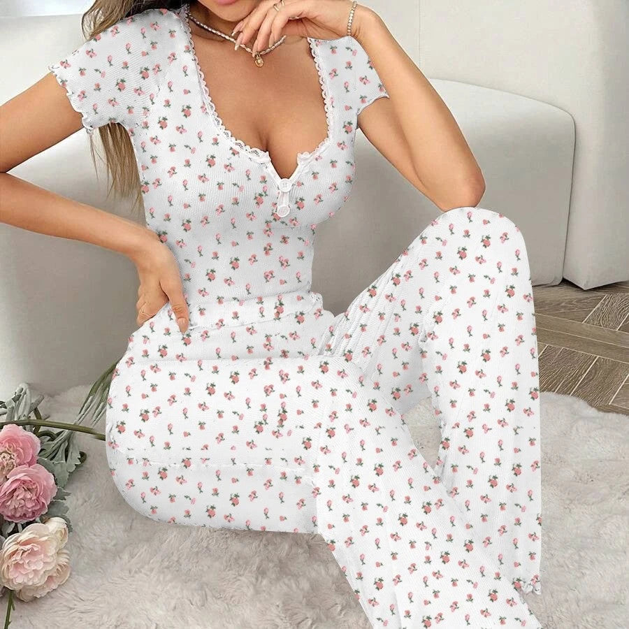 Ladies floral pattern dress