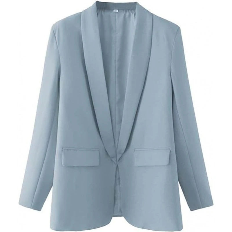 Women Tailored Open Blazer