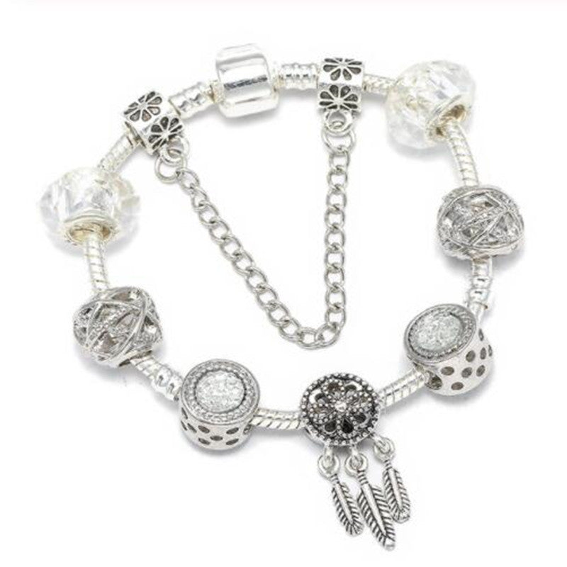 Peach Blossom Charm Bracelet