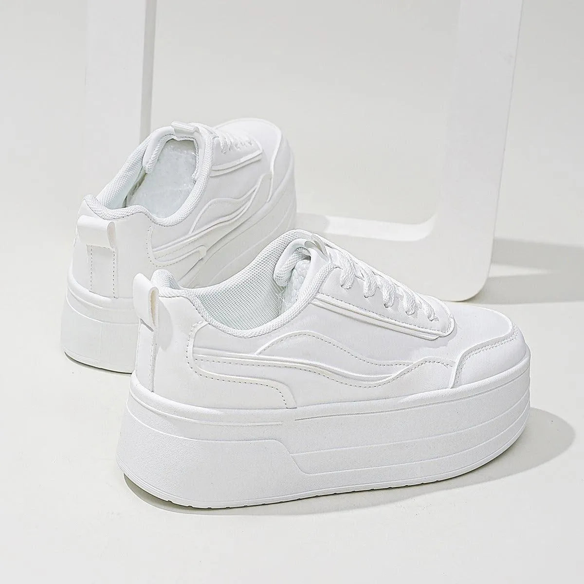 Sneaker with platform sole
