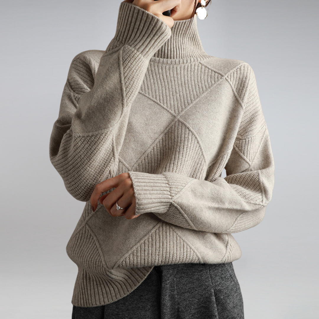 Cashmere Roll Neck Sweater - Sweater With a Luxurious Touch and Breathable Warmth