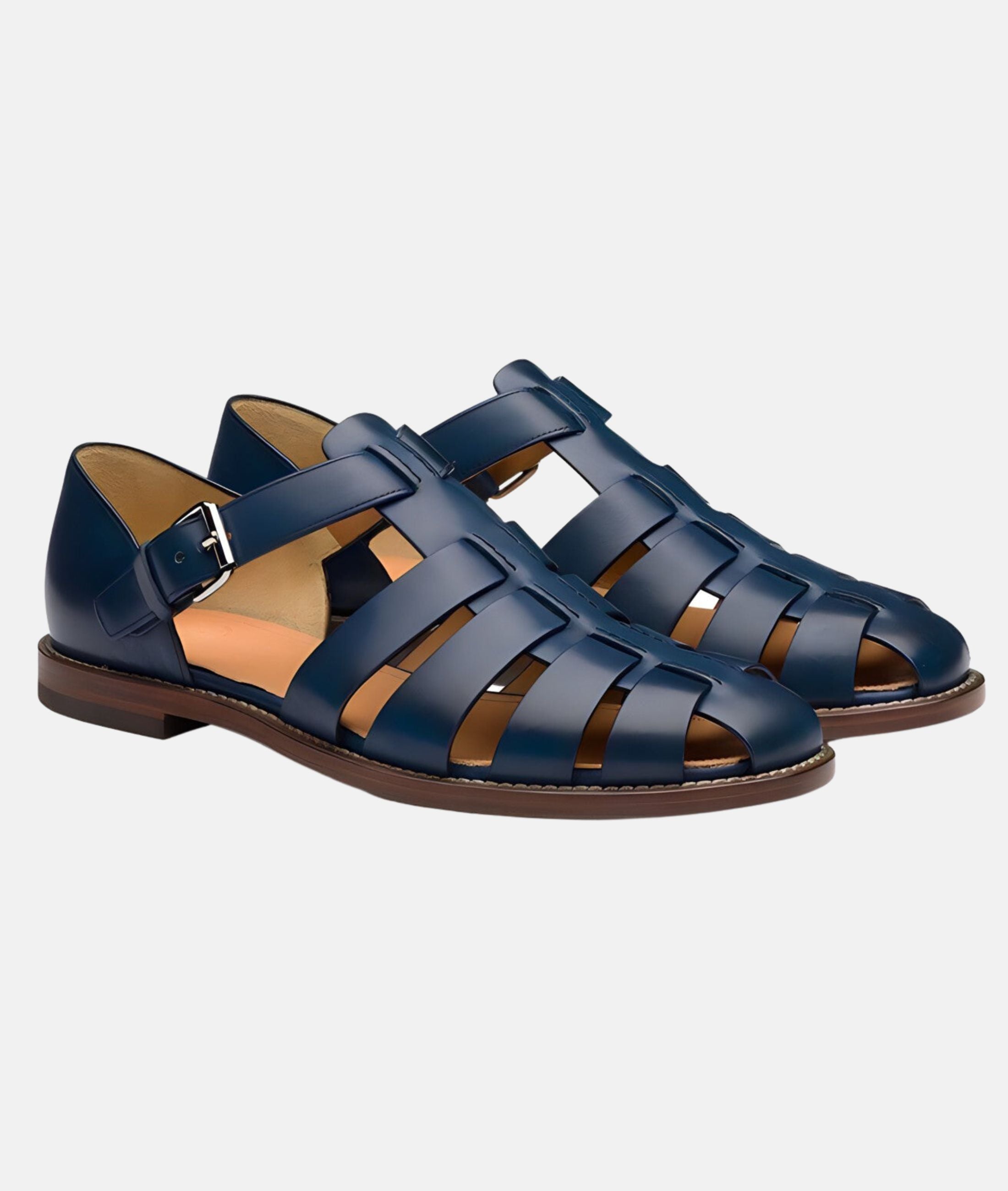 Strap Sandals With Elegant Cut