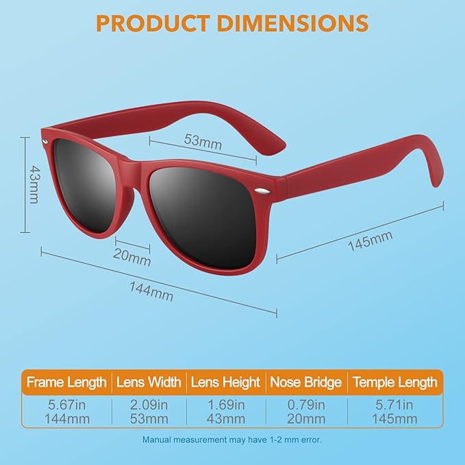 80s Retro Polarized Sunglasses