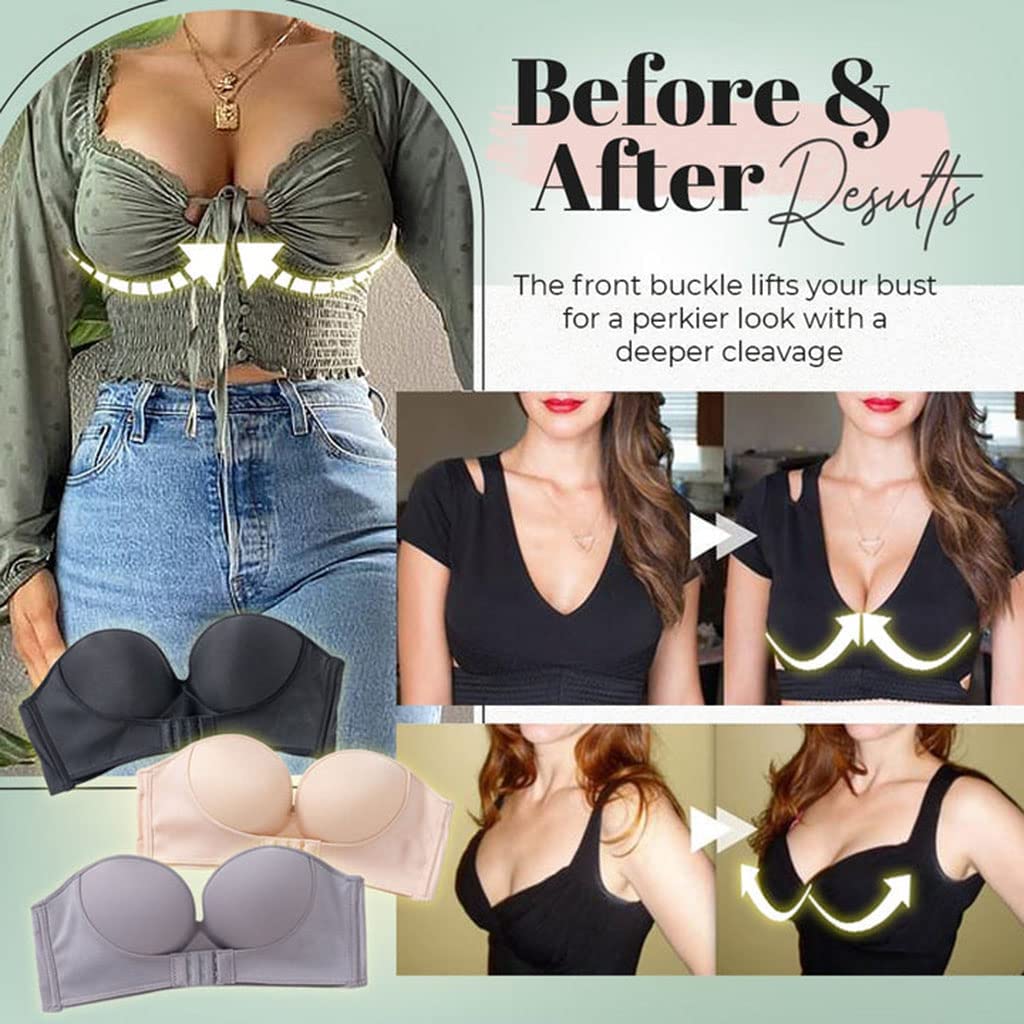 Comfybrastrapless Push-Up Bra (1+1 )