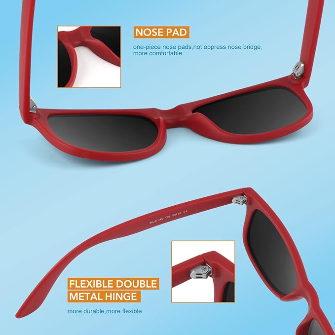 80s Retro Polarized Sunglasses