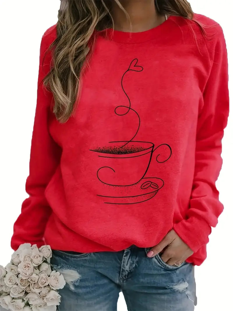 Lysse | Cozy Coffee Graphic Sweatshirt