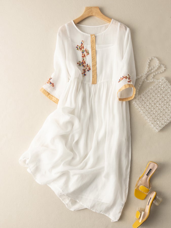 Embroidered Dress