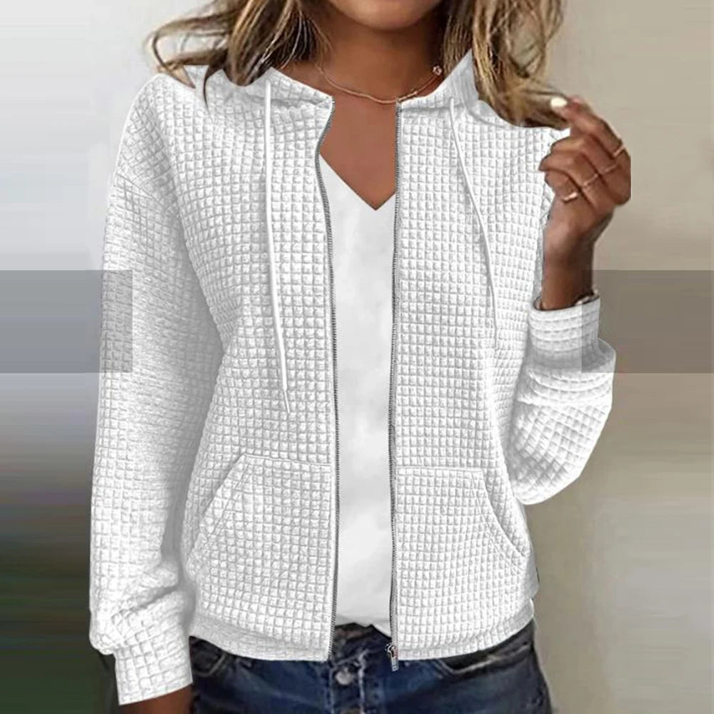 Lysse | Sweatshirt with hood and zipper for women