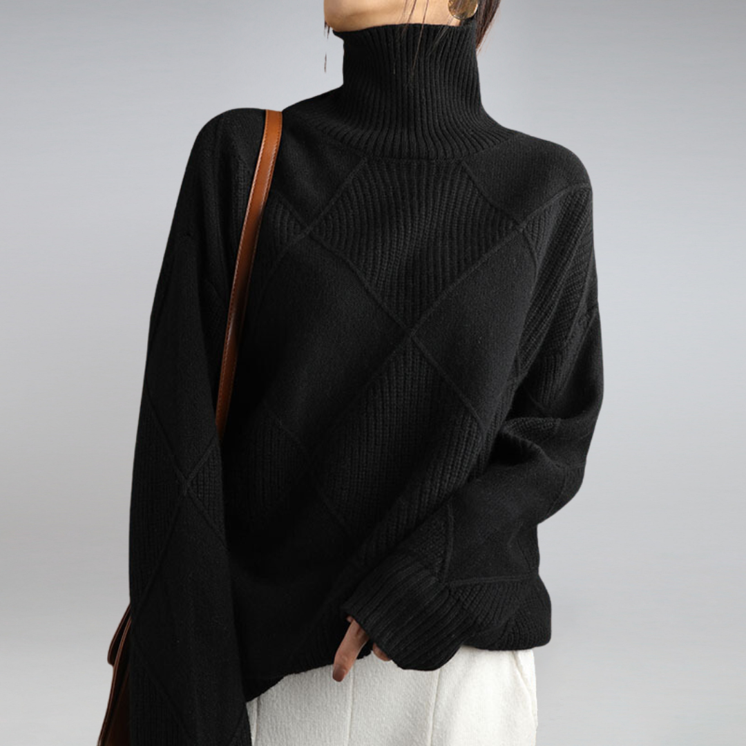 Cashmere Roll Neck Sweater - Sweater With a Luxurious Touch and Breathable Warmth
