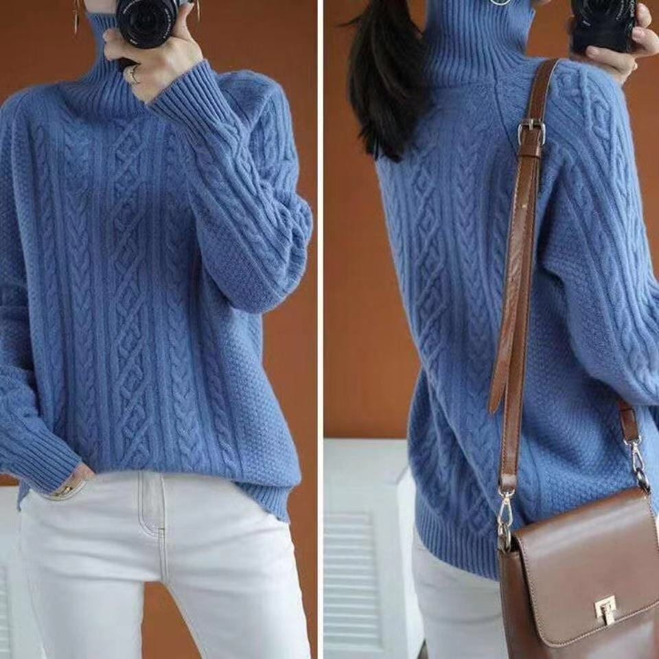 Lysse | Knitted turtleneck sweater made of cashmere