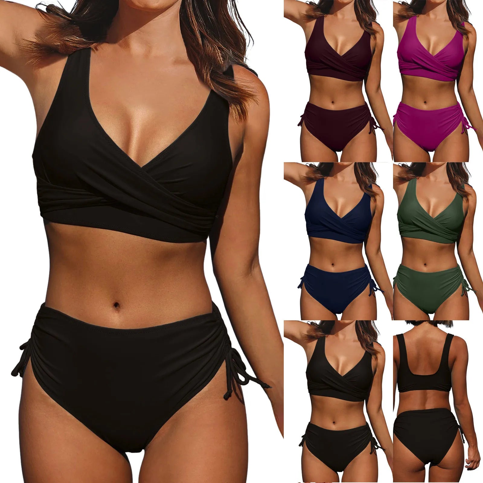 High-Waisted Padded Bikini