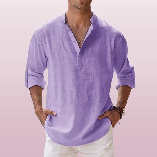 Linen Shirt With Long Sleeves