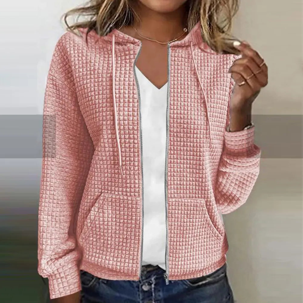 Lysse | Sweatshirt with hood and zipper for women