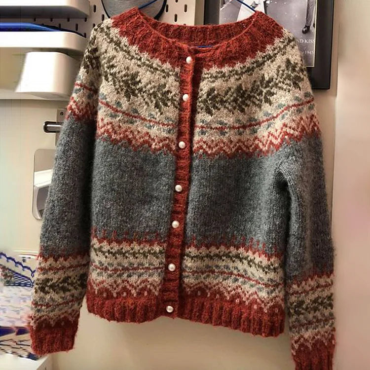 Lysse | Knitted jacket made of high-quality wool and cotton