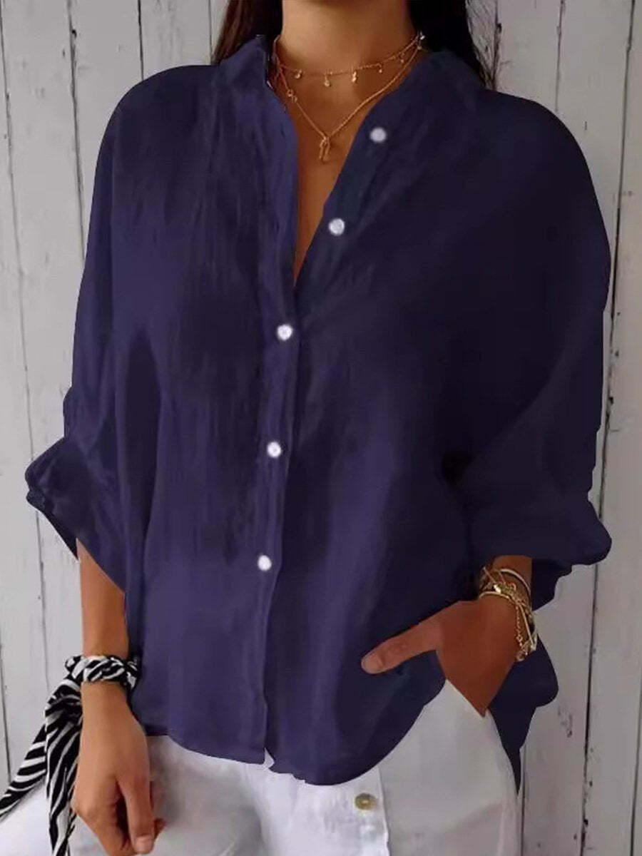 Linen ladies blouse for summer