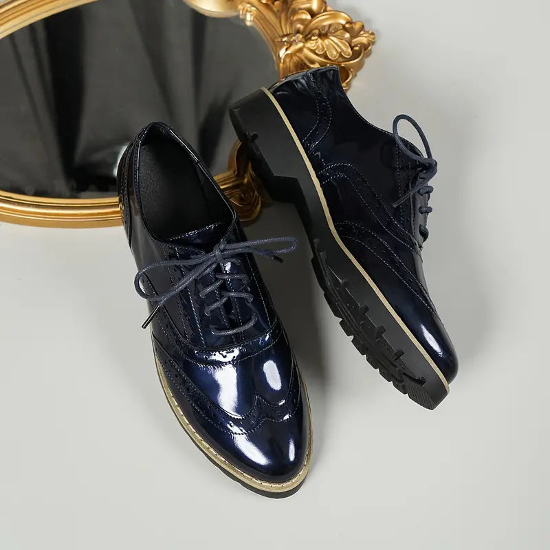 Lysse | Fashionably Stamped Patent Shoes for Women