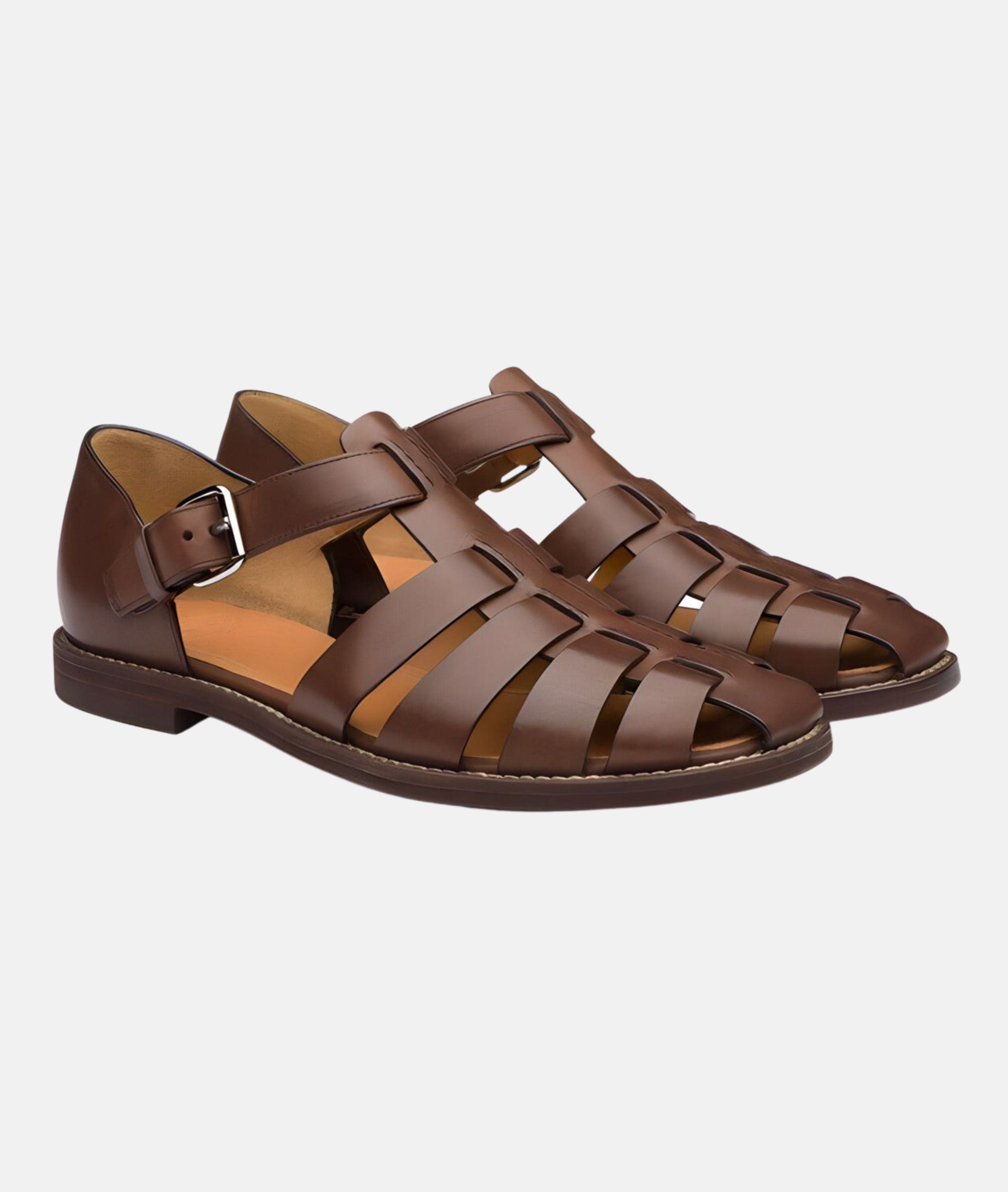 Strap Sandals With Elegant Cut