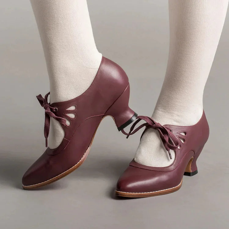 Edwardian Leather Shoes For Women