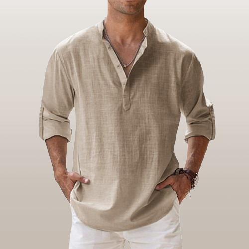 Linen Shirt With Long Sleeves
