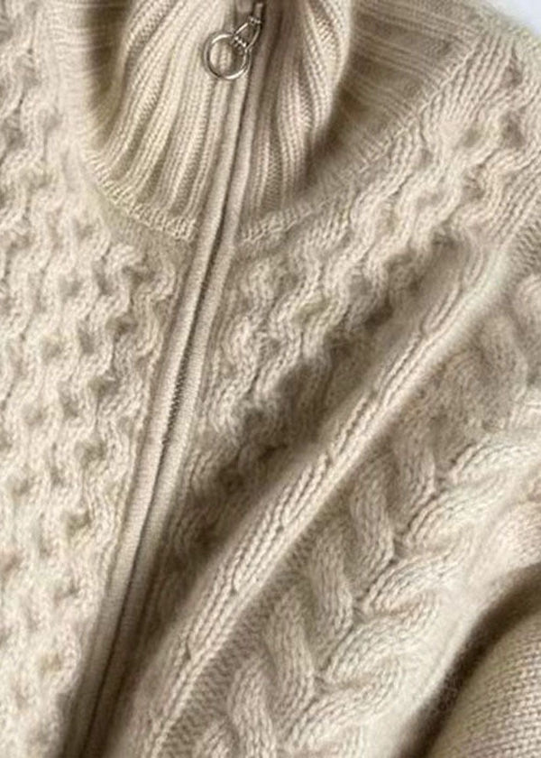 Lysse | Cashmere Cardigan with High Neck