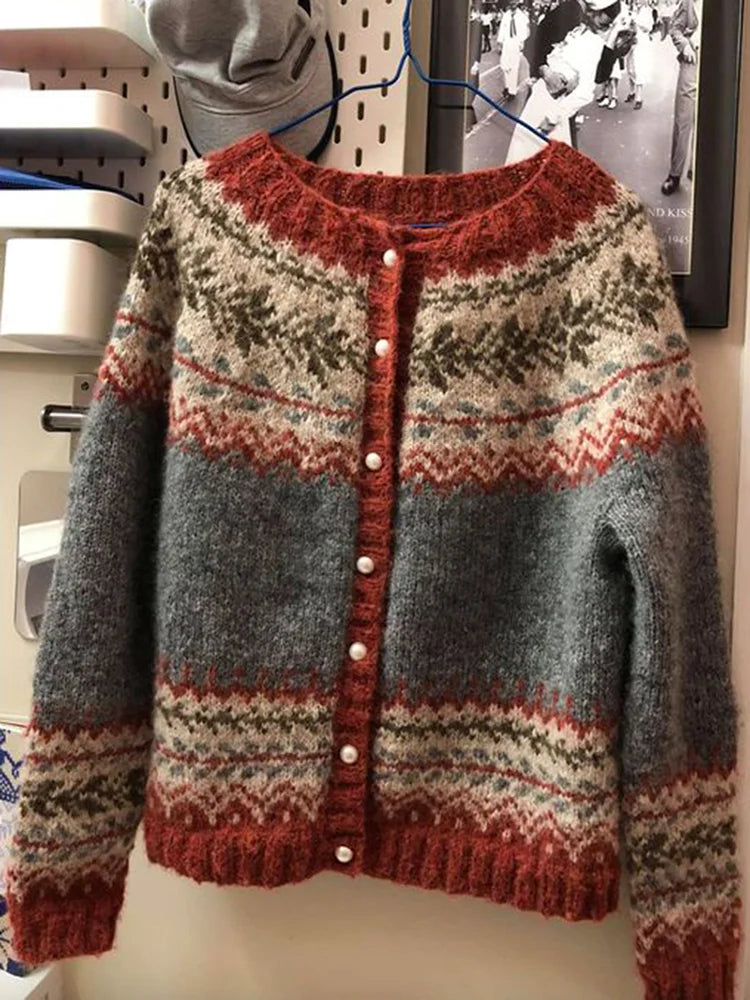 Lysse | Knitted jacket made of high-quality wool and cotton