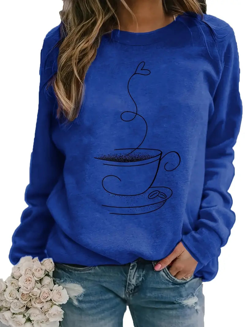 Lysse | Cozy Coffee Graphic Sweatshirt