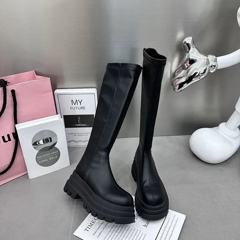 Lysse Fashion | Long Black Boot Shoes For Comfort And Style