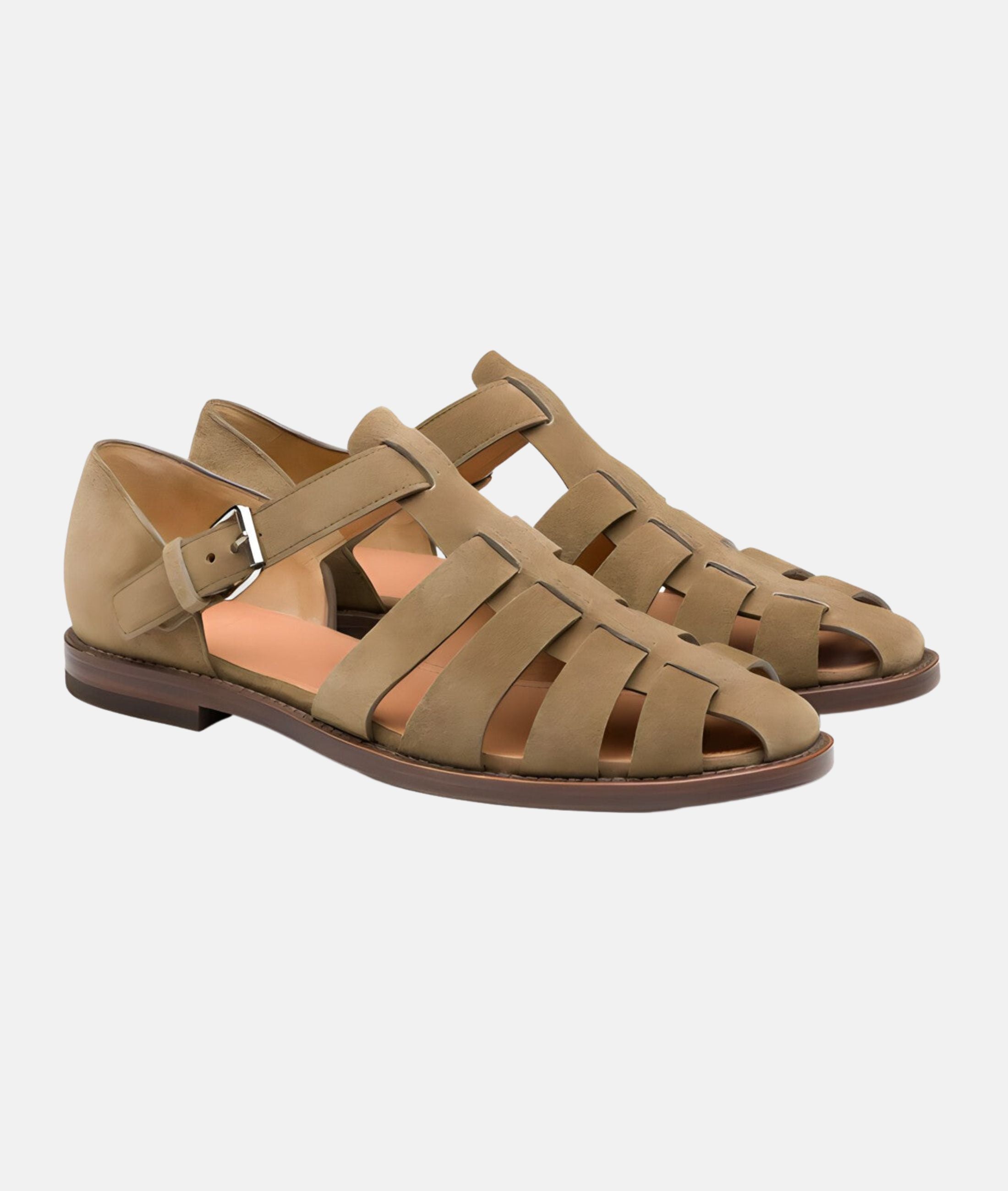 Strap Sandals With Elegant Cut
