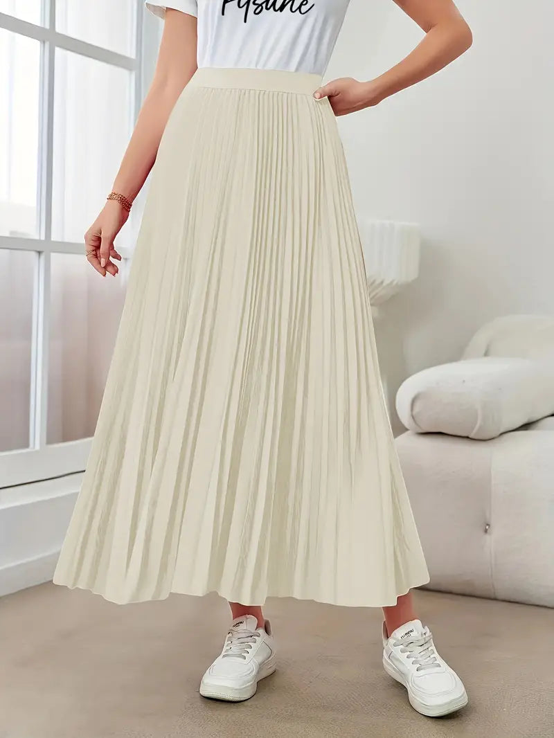 Dazzling Daydreams Pleated Maxi Skirt