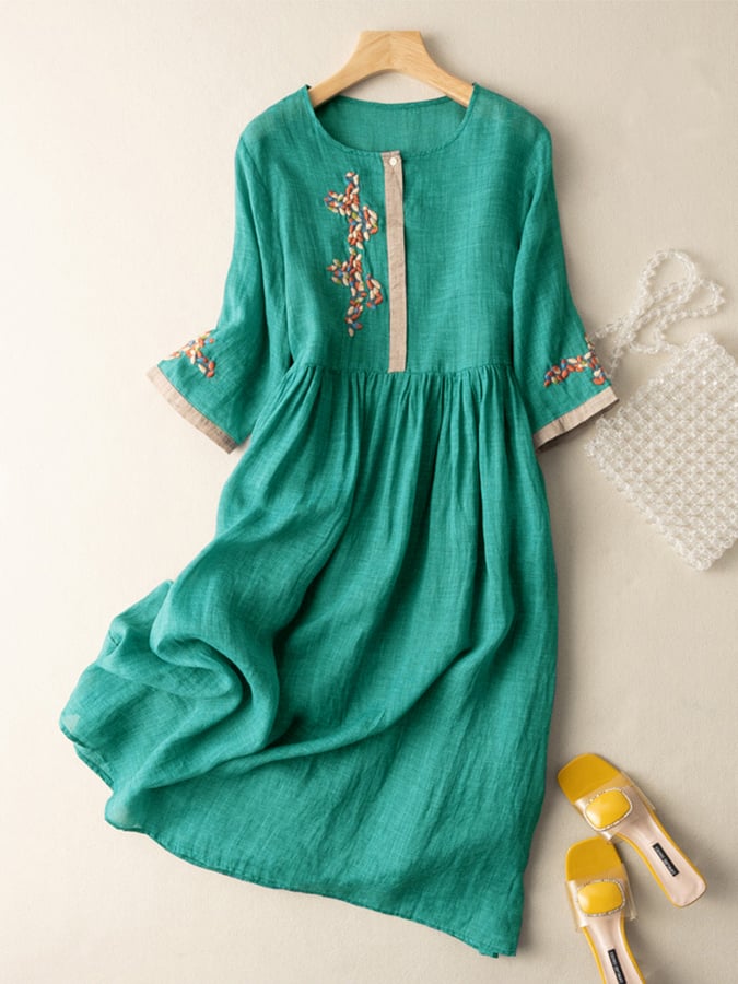 Embroidered Dress
