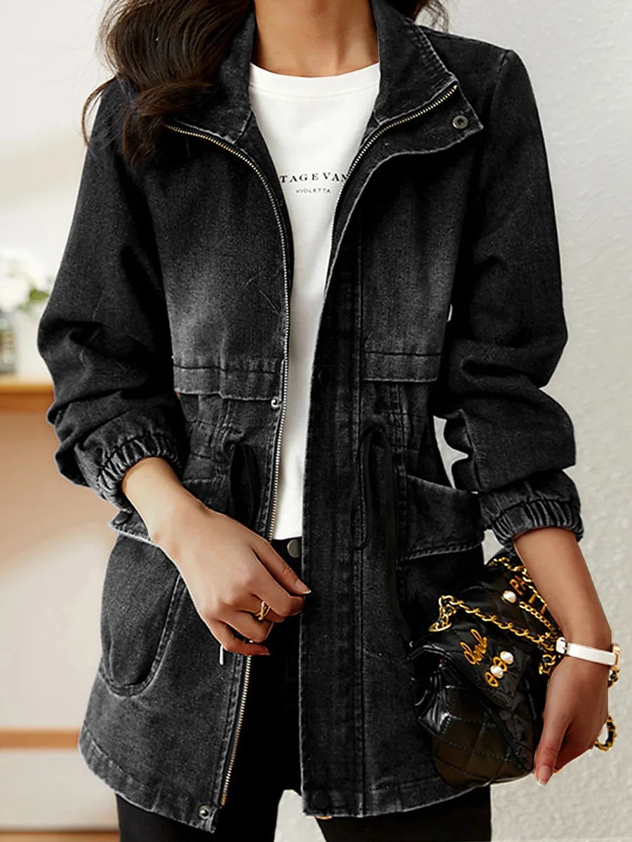 Lysse | Outerwear with Zip Pockets Denim Jacket