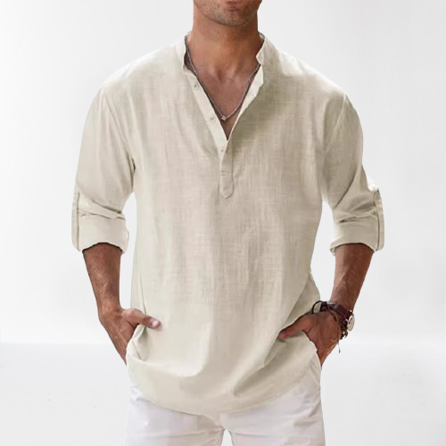 Linen Shirt With Long Sleeves